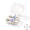 BabyOno evőeszköz készlet - ergonómikus kanál és villa szett dobozban pasztell kék 969/05 