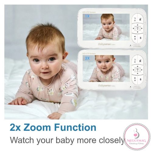 Babysense bébiőr kamerás V65