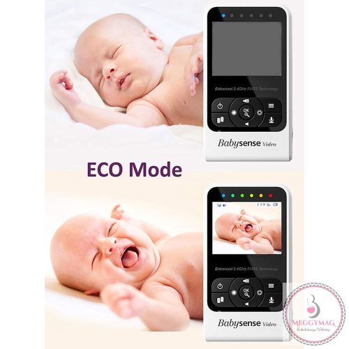 Babysense bébiőr kamerás V24R