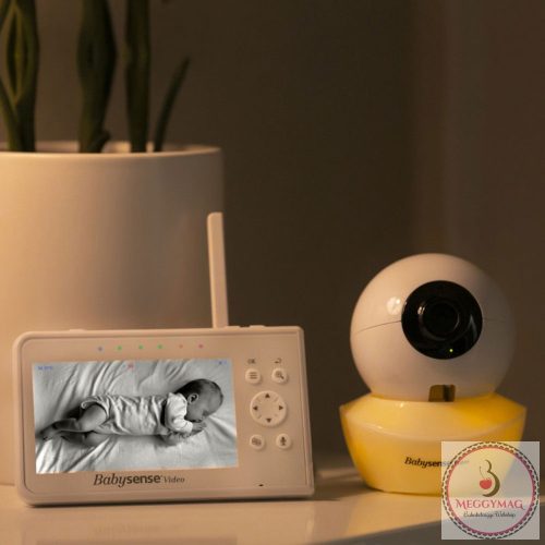 Babysense bébiőr kamerás V43