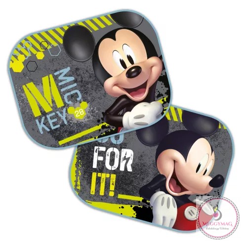Disney napellenző autóba, oldalsó ablak árnyékoló 2 db Mickey 