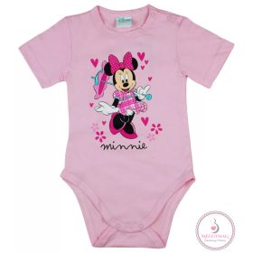 Disney Minnie rövid ujjú baba body rózsaszín, 98-as