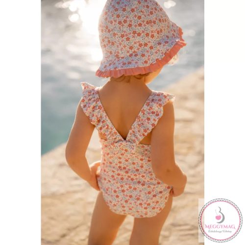 Little Dutch kifordítható strandsapka Sunny Flowers Multi-colour 1-2 évesre való 