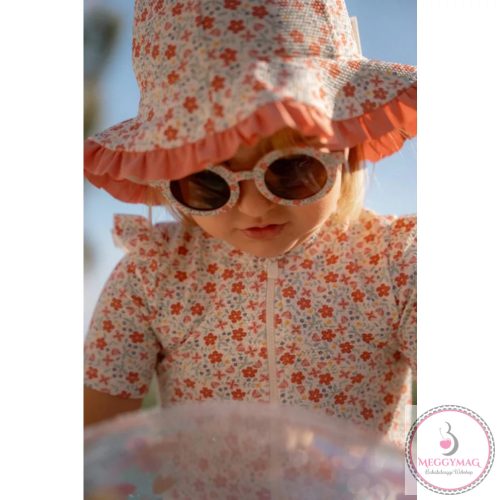 Little Dutch kifordítható strandsapka Sunny Flowers Multi-colour 1-2 évesre való 