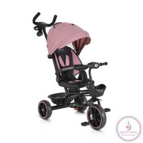   Byox SUMMER tricikli szülőkaros, zenél, játék tartókkal PINK, KÉSZLETEN A BOLTBAN!