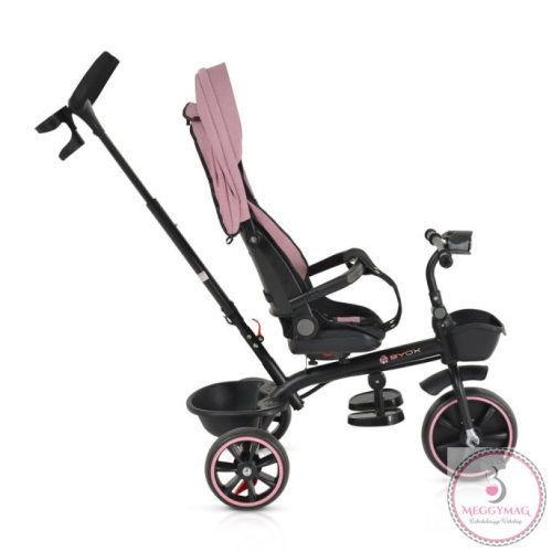Byox SUMMER tricikli szülőkaros, zenél, játék tartókkal PINK, KÉSZLETEN A BOLTBAN!