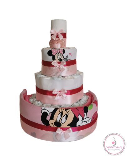 Négyszintes pelenkatorta, Minnie
