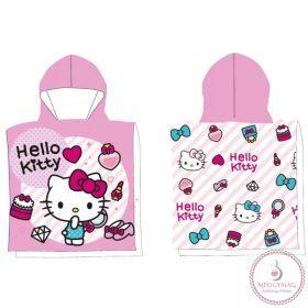   Hello Kitty Fashion strand törölköző poncsó 50x100 cm (Fast Dry)