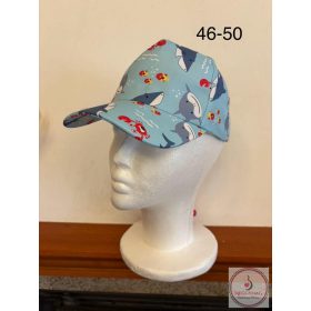 Tengeri állatok mintás kisfiú baseball sapka, 48-50 cm
