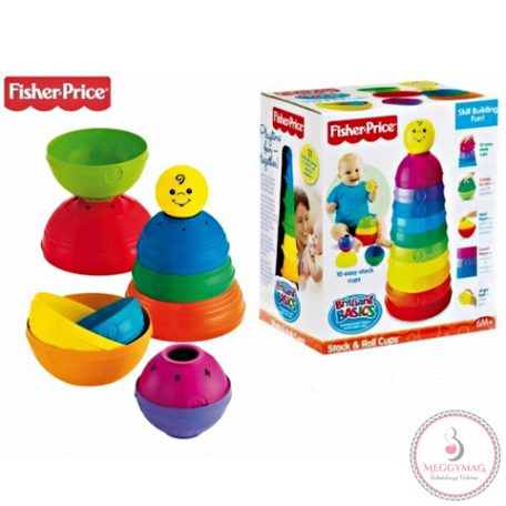 Fisher-Price: Színes csészepiramis