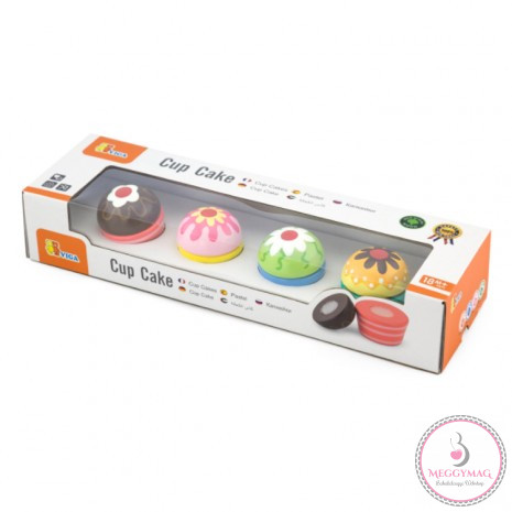 Játék muffin fából (4 db-os)