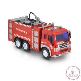 Moni KISAUTÓ tűzoltóautó pumpás CITY 1:16 PIROS