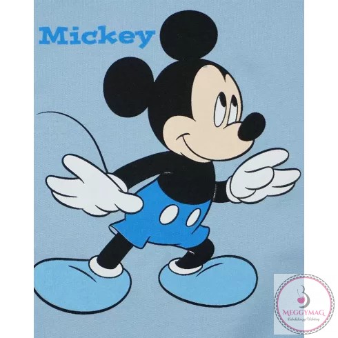 Belül bolyhos ujjatlan rugdalózó Mickey egér mintával, 62-es