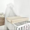 Pelenkázólapra pamut huzat 50x70 - Tejeskávé