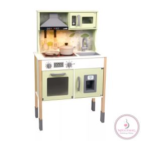 Fa játékkonyha - sütő, mosogató, mikro egyben