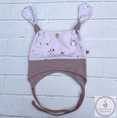 Symbyo baba füles sapka, Szép álmokat! 40-45 cm (kb. 4-12 hónapos)