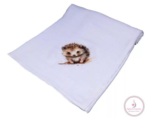 Mintás textil-tetra kifogó-törölköző 140x140 Süni 