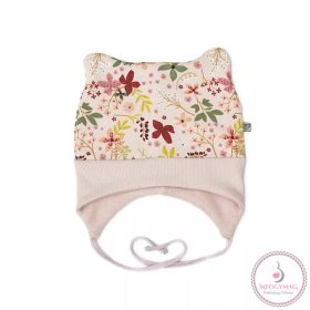   Symbyo Téli bélelt babasapka (huncutsapka), Szellőrózsa, 36-38 cm