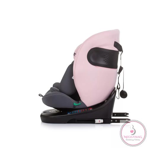 Chipolino Motion 360 autósülés I-Size 40-150cm - Flamingo, KÉSZLETEN A BOLTBAN!