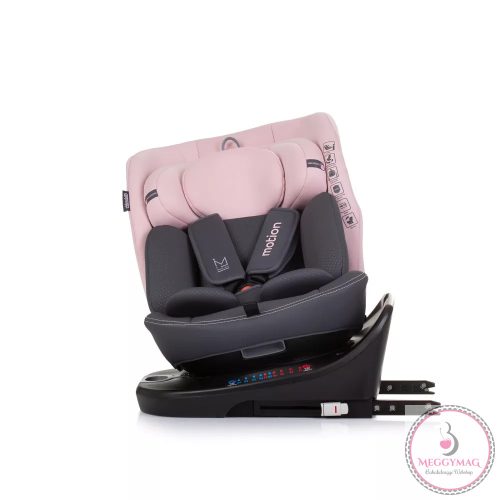 Chipolino Motion 360 autósülés I-Size 40-150cm - Flamingo, KÉSZLETEN A BOLTBAN!