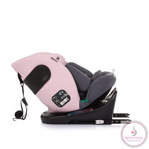 Chipolino Motion 360 autósülés I-Size 40-150cm - Flamingo, KÉSZLETEN A BOLTBAN!
