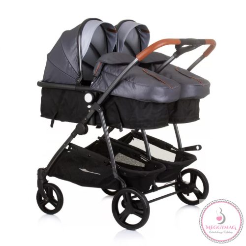 Chipolino Duo Smart iker babakocsi - Silver Gray 