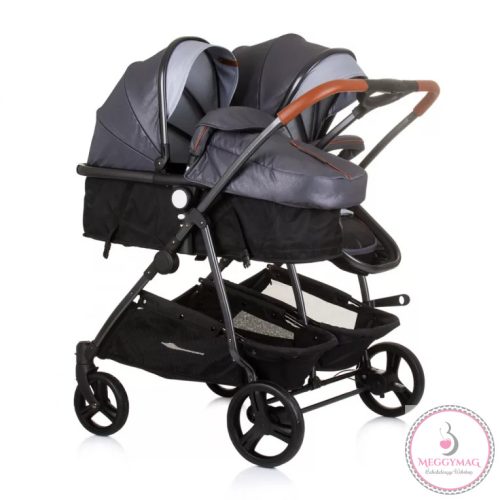Chipolino Duo Smart iker babakocsi - Silver Gray 