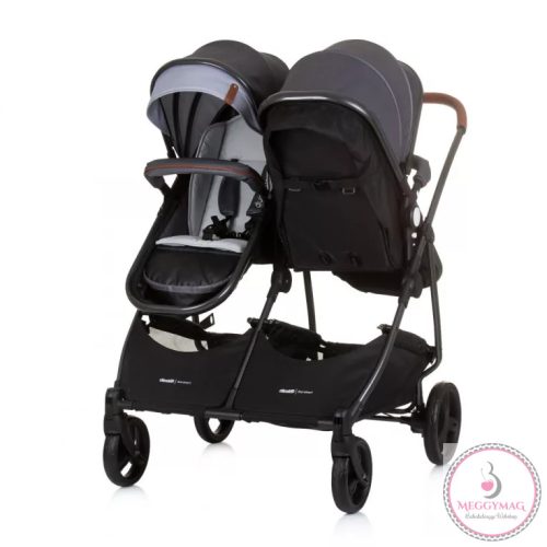 Chipolino Duo Smart iker babakocsi - Silver Gray 