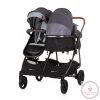 Chipolino Duo Smart iker babakocsi - Silver Gray 