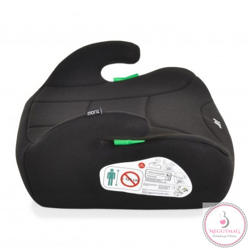 Moni JET ülésmagasító 125-150cm I-SIZE Fekete KÉSZLETEN A BOLTBAN!