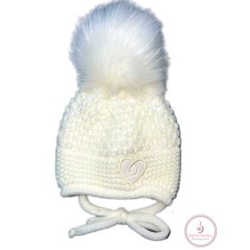   MM prémium kötött téli sapka 34-36 cm (újszülött méret) 