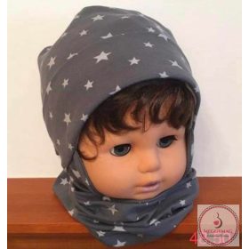 Minimanó pamut sapka körsállal 48 cm