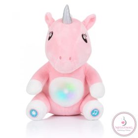   Chipolino Zenélő, világító plüss játék - Unikornis, KÉSZLETEN A BOLTBAN!