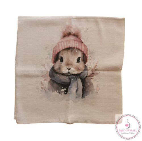 Mintás textil pelenka  - Nyuszi