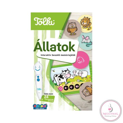 Állatok: Interaktív beszélő memóriajáték Tolki
