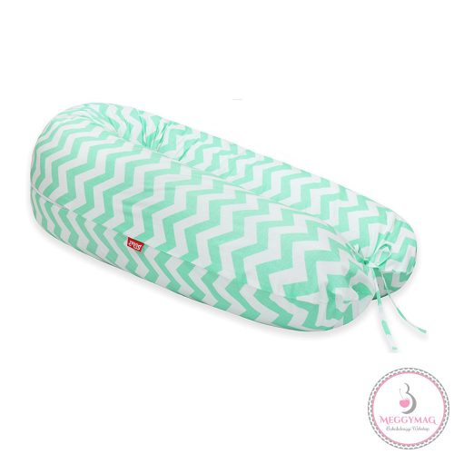 Scamp szoptatós párna univerzális pamut ZigZag Green White SZPE234 