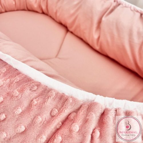 Phoebe Babafészek púder pamuttal és minky belsővel | Antiallergén töltet, KÉSZLETEN A BOLTBAN!