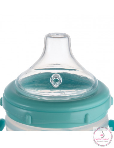Love&Sea Nem kifolyó itatópohár puha ivócsőrrel 180 ml 9 h+ kék