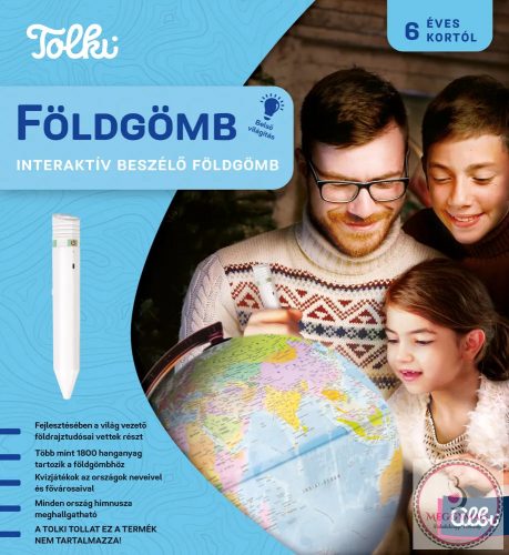 Tolki interaktív beszélő földgömb