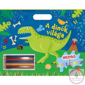 Használd a színes ceruzát - A dinók világa