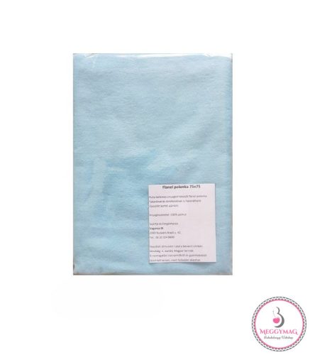 Flanel pelenka  75x75cm – Kék 