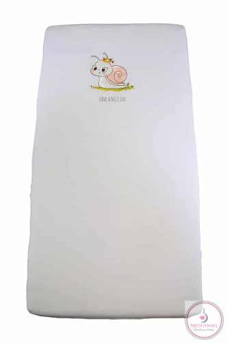 Kiváló minőségű pamut gumis lepedő 60*120-70*140 cm Csiga