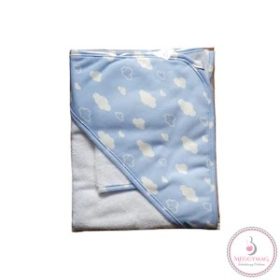 Vaganza fürdőlepedő mintás 80X80 kék felhő