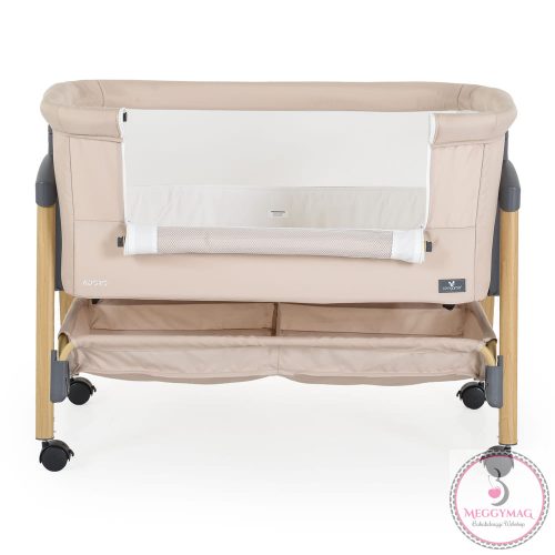 ADORO babaöböl szúnyoghálóval, 7 poz. dönthető, kerekes,+tároló BÉZS/KH