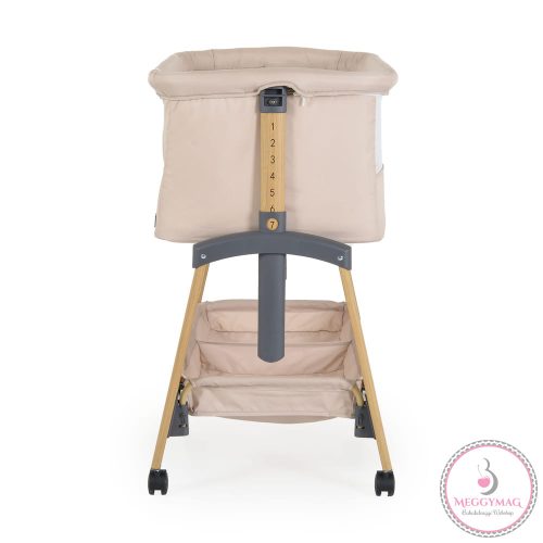 ADORO babaöböl szúnyoghálóval, 7 poz. dönthető, kerekes,+tároló BÉZS/KH