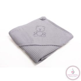 Fürdőlepedő Waffle - maci/szürke