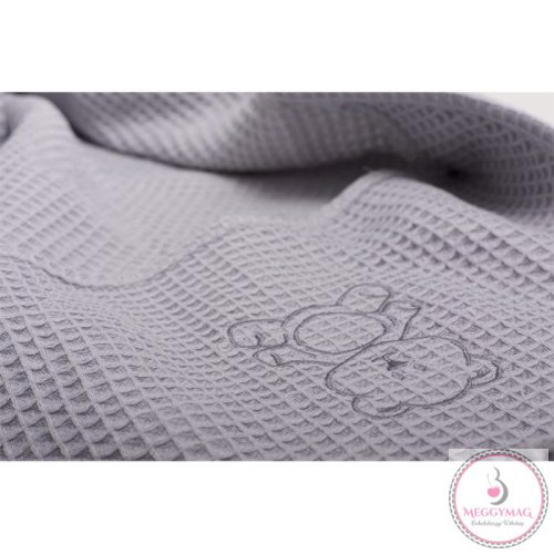 Fürdőlepedő Waffle - maci/szürke