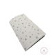 Pamut strech lepedő 60x120-70x140cm - Szürke Csillagok