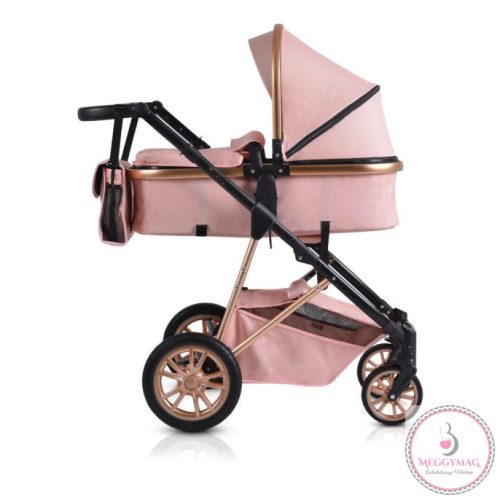MONI Midas átalakítható sport/mózes babakocsi + táska, +fekvőbetét RÓZSASZÍN 