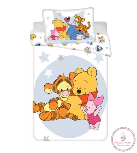 Disney Micimackó Stars gyerek ágyneműhuzat 100×135 cm, 40×60 cm